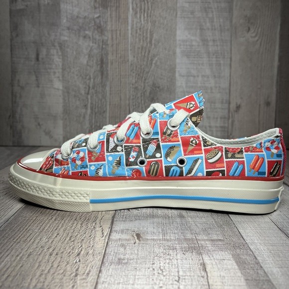 Converse Chuck 70 Frozen Treats Youth Sneakers Soft Red Blue Size 3 A00519F - Picture 8 of 15